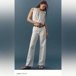 Joe's Jeans "The Ryan" White Denim Relaxed Jeans Size 29 NWT